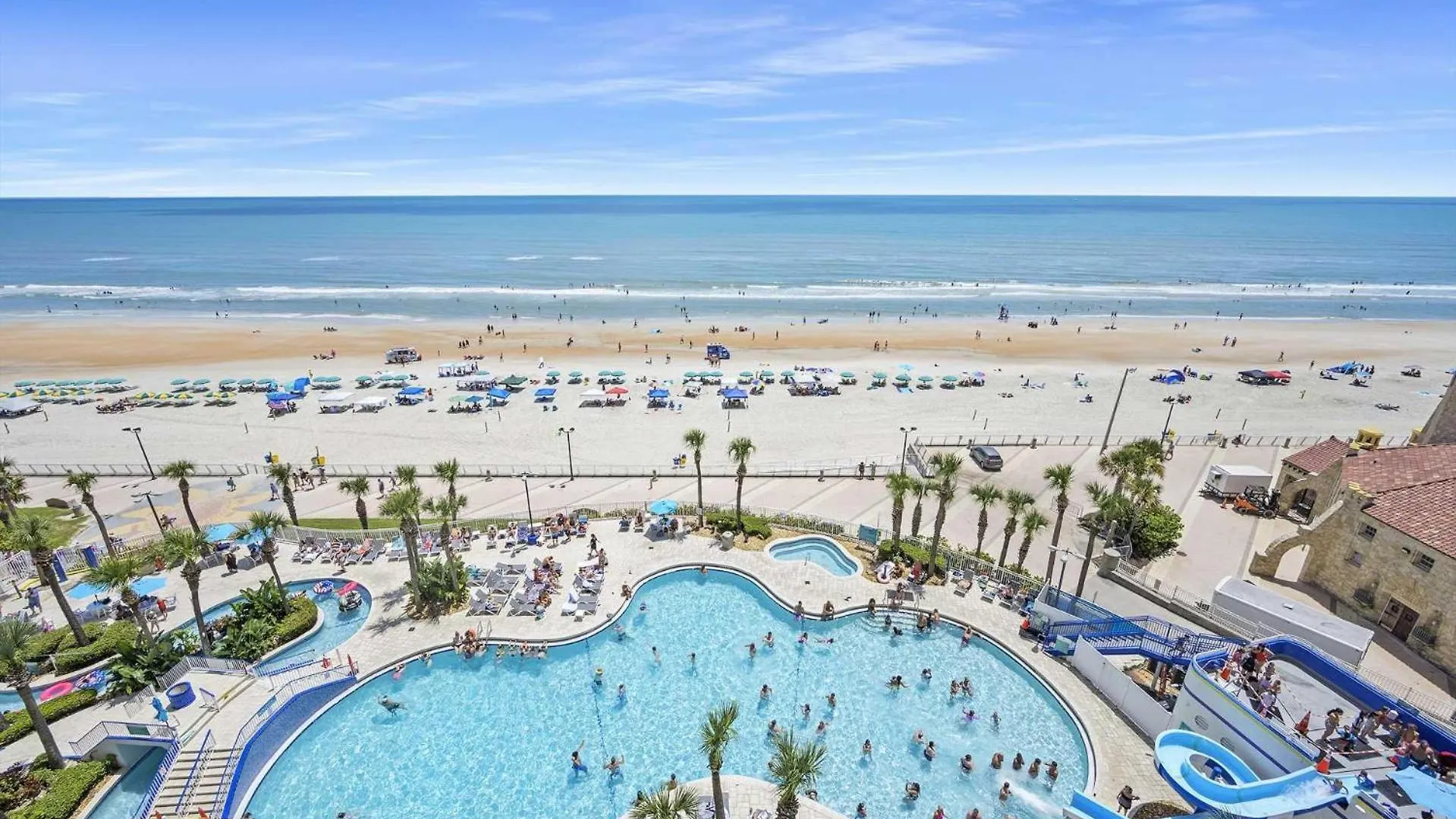 Luxury 11Th Floor 1 Bedroom Condo Direct Oceanfront Wyndham Ocean Walk Resort Daytona Beach | 1107