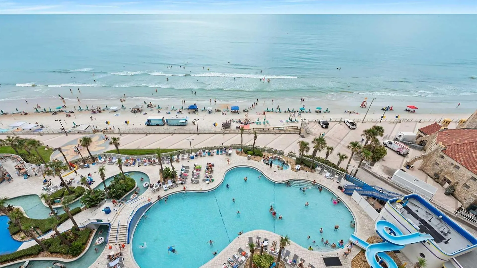 Luxury 11Th Floor 1 Bedroom Condo Direct Oceanfront Wyndham Ocean Walk Resort Daytona Beach | 1107 度假居